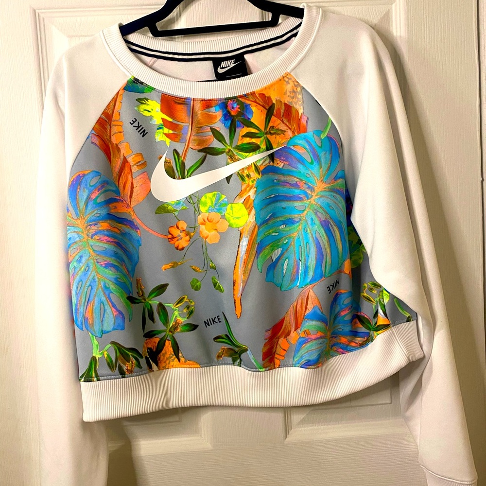 Nike white sweater